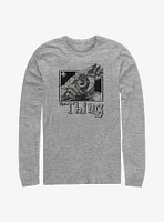 Marvel Fantastic Four Thing Pose Long-Sleeve T-Shirt