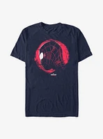 Marvel Spider-Man Miles Morales Circle Face T-Shirt