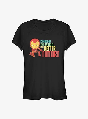 Marvel Iron Man Better Future Girls T-Shirt