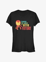 Marvel Iron Man Better Future Girls T-Shirt