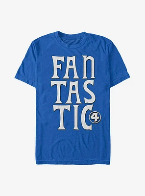 Marvel Fantastic Four Words T-Shirt