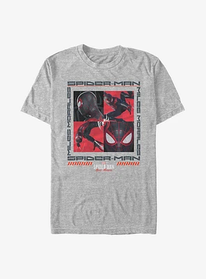 Marvel Spider-Man Miles Morales Square Up T-Shirt