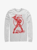 Marvel Morbius Red Long-Sleeve T-Shirt