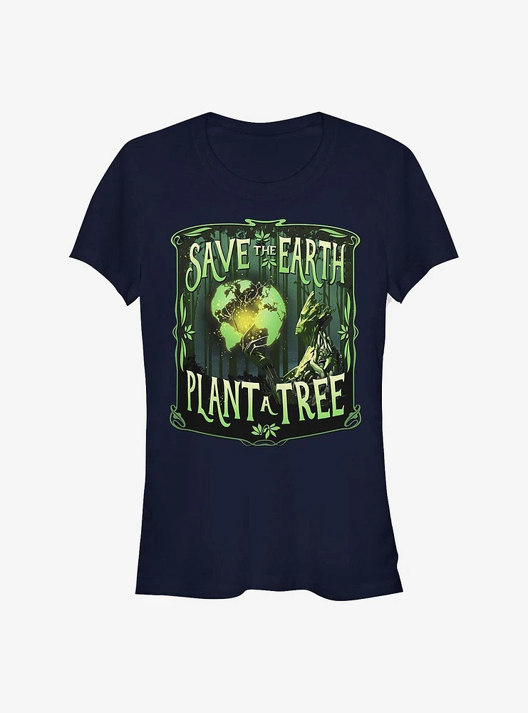 Marvel The Guardians Of Galaxy Groot Trees Save Earth Girls T-Shirt