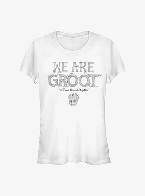 Marvel The Guardians Of Galaxy Grow Together Girls T-Shirt