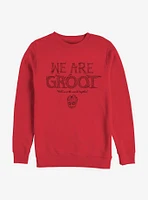 Marvel The Guardians Of Galaxy Grow Together Crew Sweatshirt