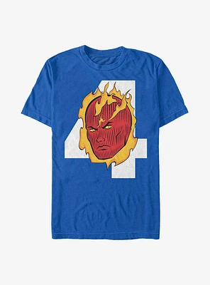 Marvel Fantastic Four Torch Head T-Shirt