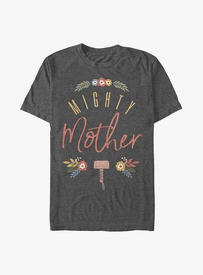 Marvel Thor Might Mother Floral T-Shirt