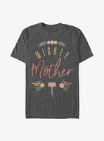 Marvel Thor Might Mother Floral T-Shirt