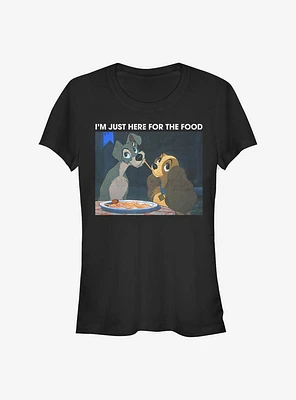 Disney Lady And The Tramp Meme Girls T-Shirt