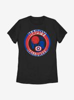 Marvel Captain America Happy Halloween Womens T-Shirt