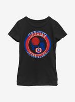 Marvel Captain America Happy Halloween Youth Girls T-Shirt