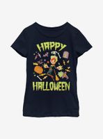 Marvel Captain Halloween Youth Girls T-Shirt