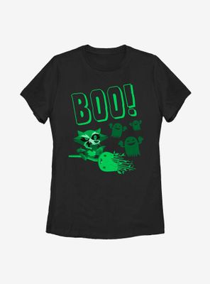 Marvel Guardians Of The Galaxy Boo Rocket Womens T-Shirt