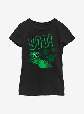 Marvel Guardians Of The Galaxy Boo Rocket Youth Girls T-Shirt