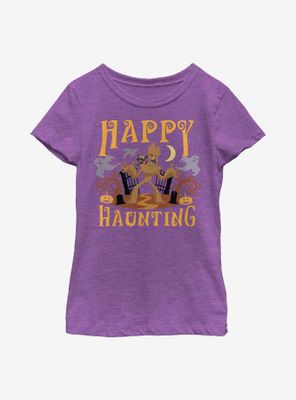 Marvel Guardians Of The Galaxy Happy Haunting Groot Youth Girls T-Shirt