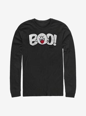 Nintendo Mario Boo Long-Sleeve T-Shirt