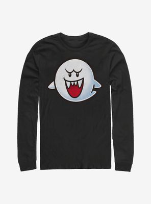 Nintendo Mario Boo Face Long-Sleeve T-Shirt