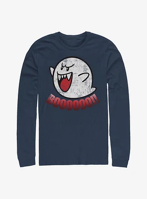 Nintendo Mario Boo Ghost Long-Sleeve T-Shirt