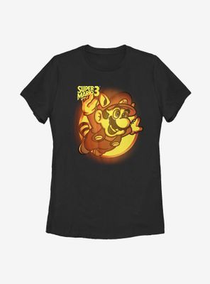 Nintendo Mario Pumpkin Logo Womens T-Shirt