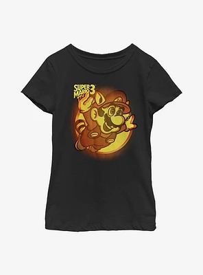 Nintendo Mario Pumpkin Logo Youth Girls T-Shirt