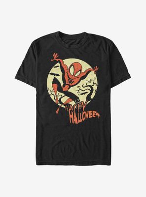 Marvel Spider-Man Halloween Moon T-Shirt
