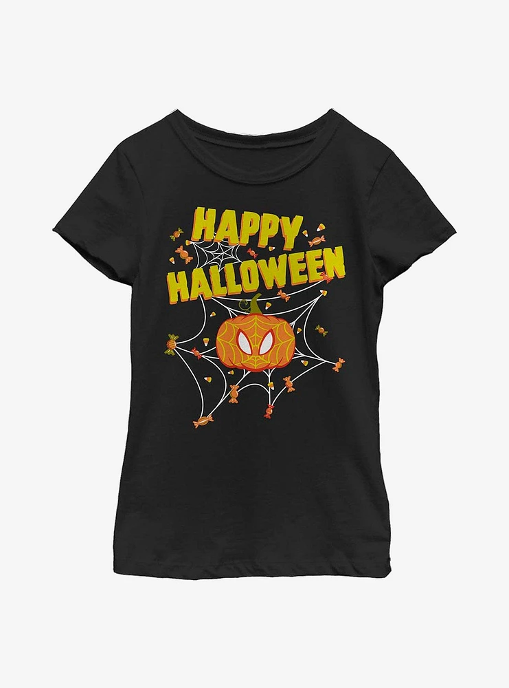 Marvel Spider-Man Candy Web Youth Girls T-Shirt