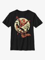 Marvel Spider-Man Halloween Moon Youth T-Shirt