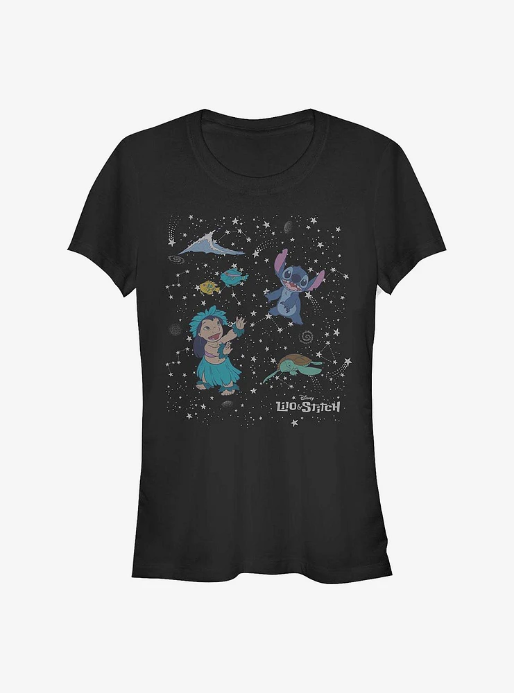 Disney Lilo & Stitch Constelation Girls T-Shirt