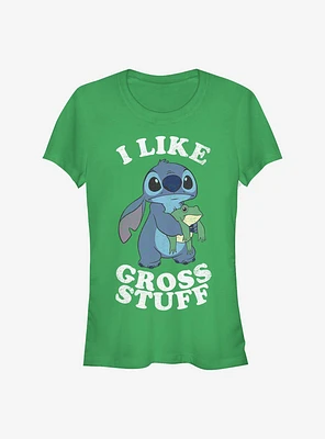 Disney Lilo & Stitch I Like Gross Stuff Girls T-Shirt