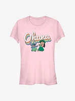 Disney Lilo & Stitch Rainbow Ohana Girls T-Shirt