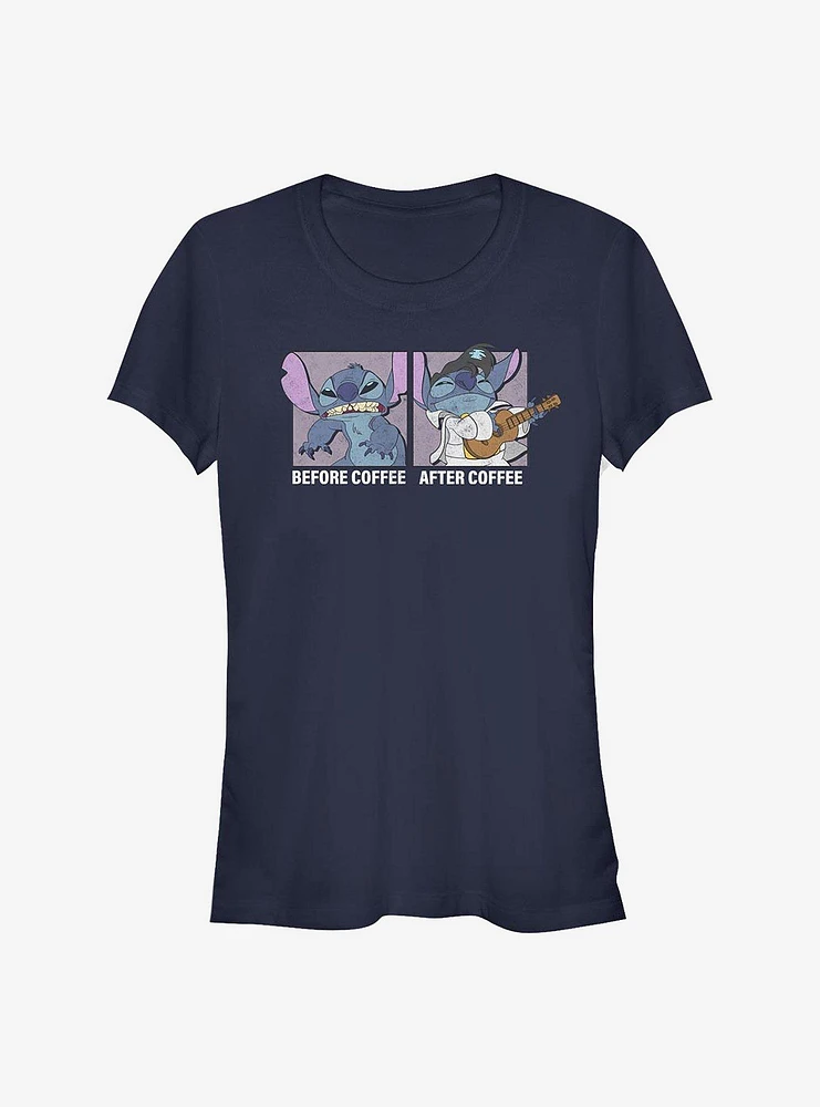 Disney Lilo & Stitch Coffee Girls T-Shirt