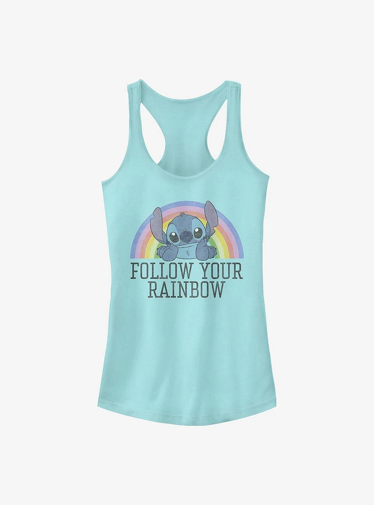 Disney Lilo & Stitch Rainbow Girls Tank