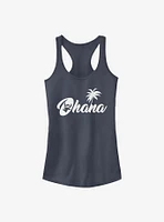 Disney Lilo & Stitch Sillhouette Ohana Girls Tank