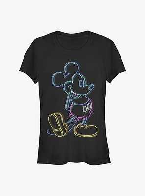 Disney Mickey Mouse Neon Girls T-Shirt