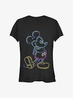 Disney Mickey Mouse Neon Girls T-Shirt