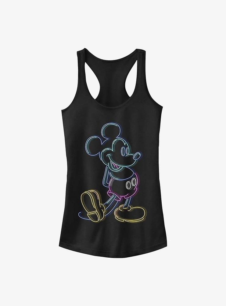 Disney Mickey Mouse Neon Girls Tank