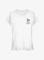 Disney 101 Dalmatians Patch Line Girls T-Shirt