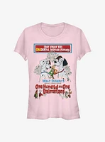 Disney 101 Dalmatians Vintage Poster Girls T-Shirt