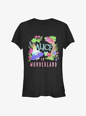 Disney Alice Wonderland Neon Girls T-Shirt