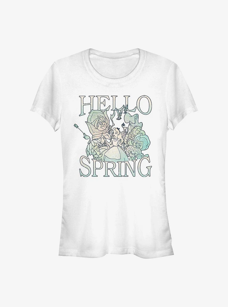 Disney Alice Wonderland Spring Garden Girls T-Shirt