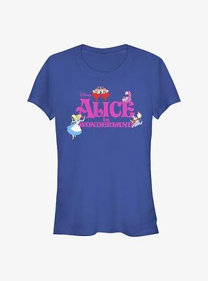 Disney Alice Wonderland Girls T-Shirt
