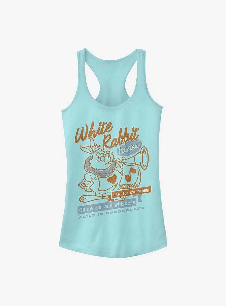 Disney Alice Wonderland Girls Tank Rabbit