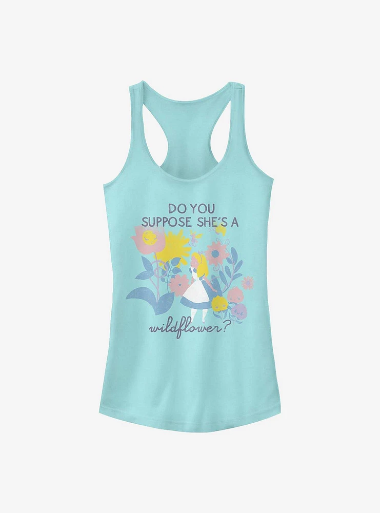 Disney Alice Wonderland Wildflower Girls Tank