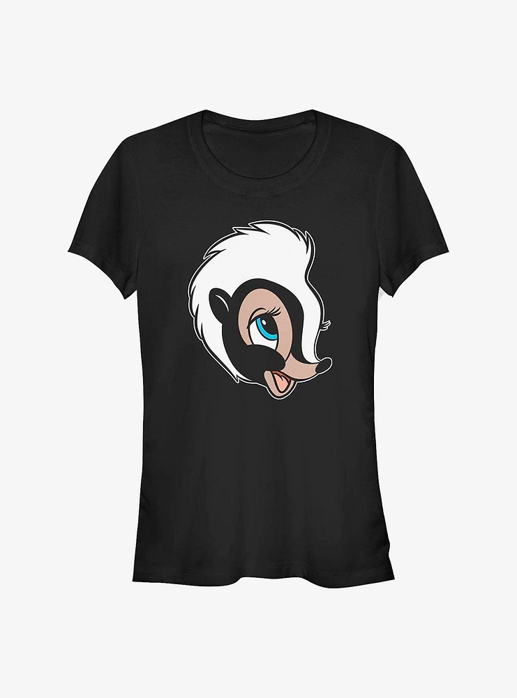 Disney Bambi Flower Big Face Girls T-Shirt