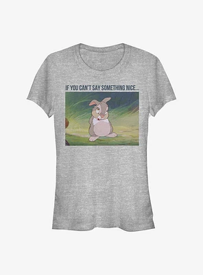 Disney Bambi Thumper Meme Girls T-Shirt