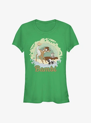 Disney Bambi Papercut Girls T-Shirt