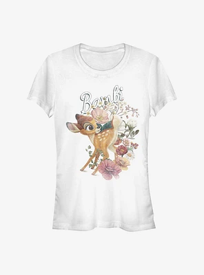 Disney Bambi Floral Girls T-Shirt