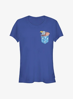 Disney Dumbo Faux Pocket Girls T-Shirt