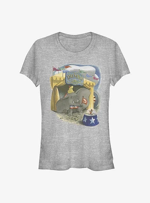 Disney Dumbo Illustrated Elephant Girls T-Shirt